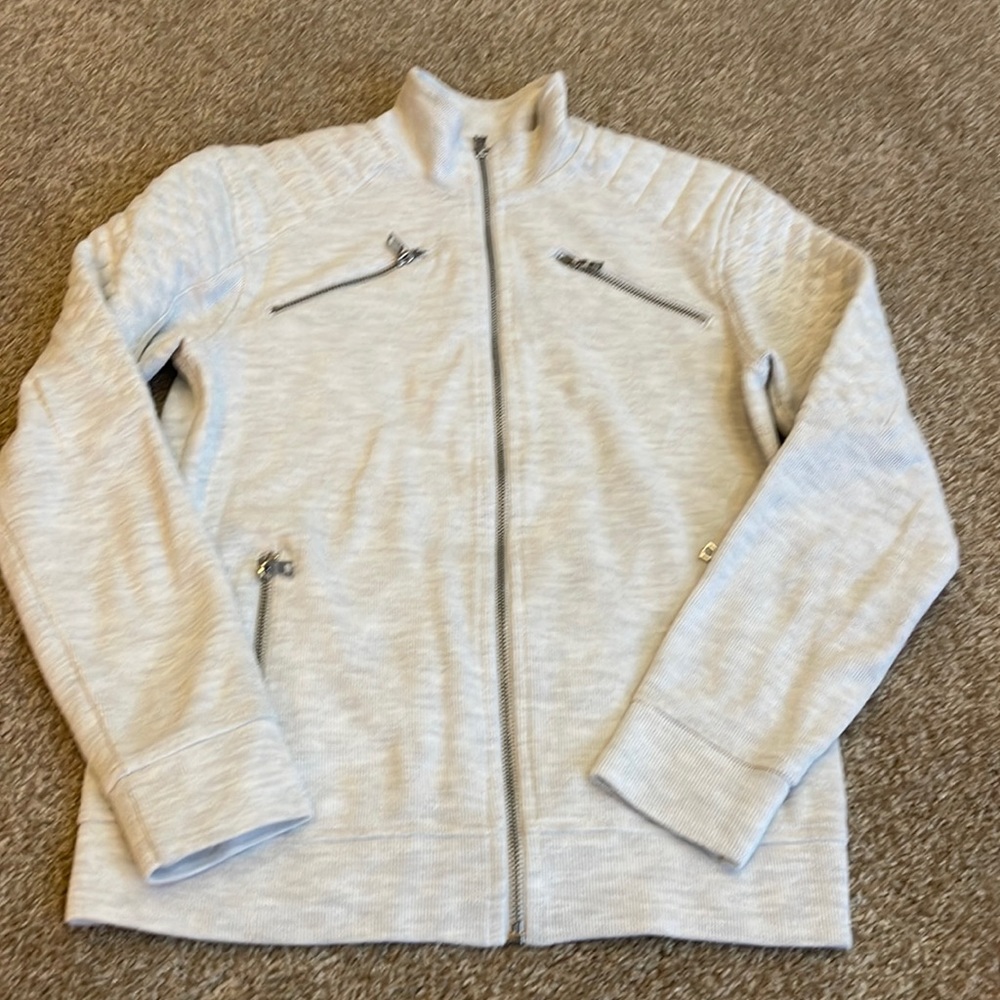 INC International Concepts Zipper Front Sweater